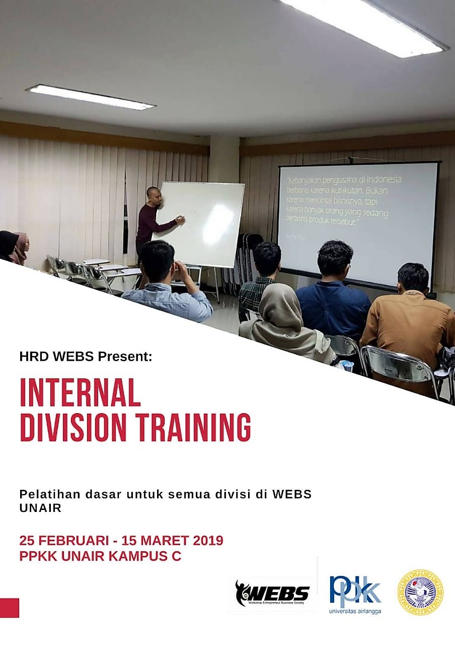 Internal Division Training by HRD WEBS FEB Unair Maret 2019