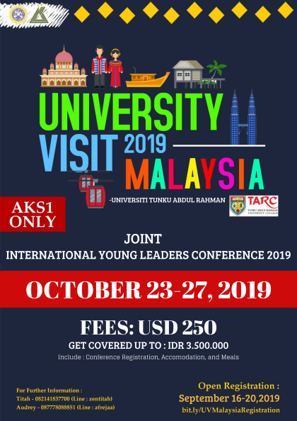 UNIVERSITY VISIT MALAYSIA INTERNATIONAL YOUNG LEADERS CONFERENCE small