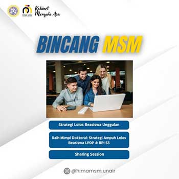 Bincang MSM (Scholarship Talk)