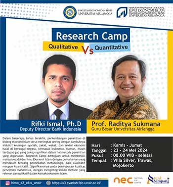 HIMA S3 IEI Selenggarakan Research Camp: Pendalaman Metodologi Kualitatif dan Kuantitatif dalam Penelitian Ekonomi Islam