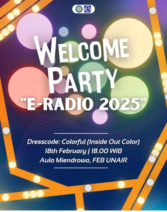 WELCOME PARTY E-RADIO 2025