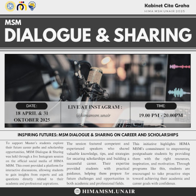 MSM Dialogue &amp; Sharing