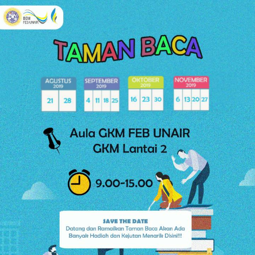 Taman Baca by BEM FEB Unair 2019