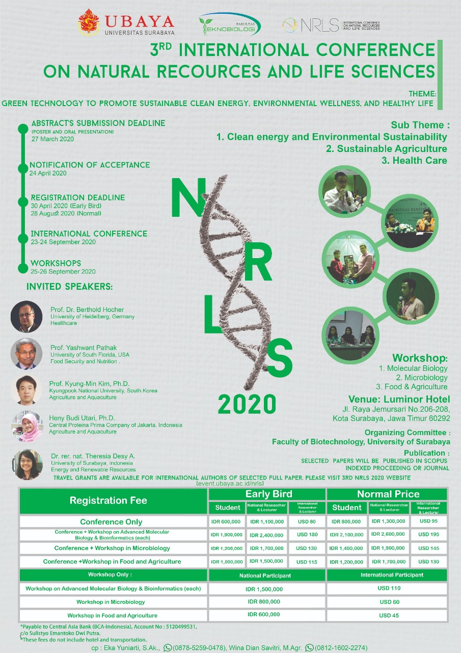 International Conference NRLS 27 Mar 2020